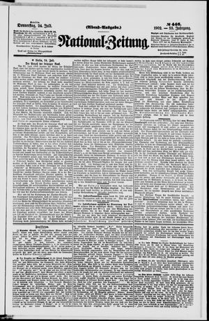 National-Zeitung on Jul 24, 1902