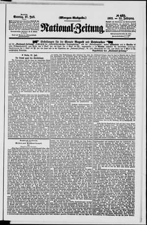 National-Zeitung on Jul 27, 1902