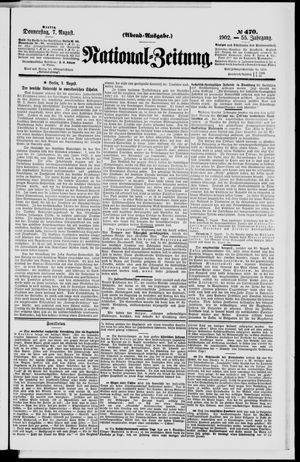 National-Zeitung on Aug 7, 1902