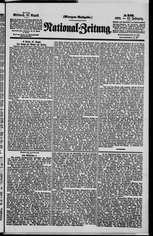 National-Zeitung vom 27.08.1902