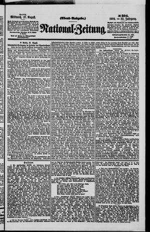 National-Zeitung vom 27.08.1902