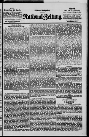 National-Zeitung vom 28.08.1902