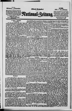 National-Zeitung vom 03.09.1902