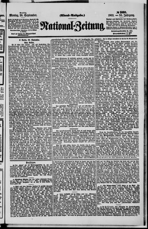 National-Zeitung vom 29.09.1902