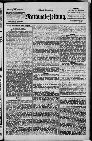 National-Zeitung vom 20.10.1902