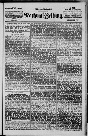 National-Zeitung on Oct 25, 1902