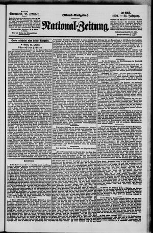 National-Zeitung on Oct 25, 1902