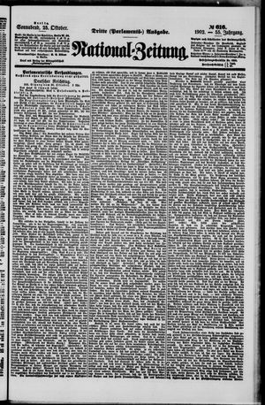 National-Zeitung on Oct 25, 1902