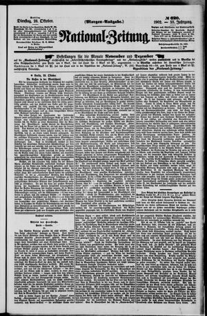 National-Zeitung vom 28.10.1902