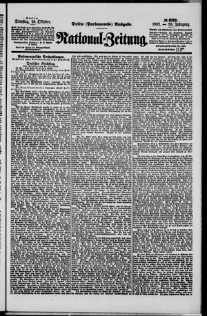 National-Zeitung vom 28.10.1902