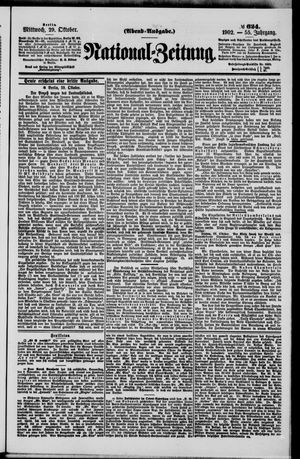 National-Zeitung vom 29.10.1902