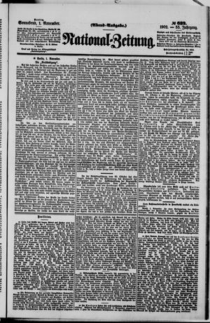 National-Zeitung on Nov 1, 1902