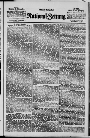 National-Zeitung on Nov 3, 1902