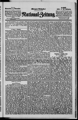 National-Zeitung on Nov 8, 1902