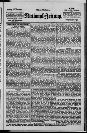 National-Zeitung on Nov 10, 1902