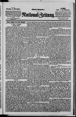 National-Zeitung vom 11.11.1902