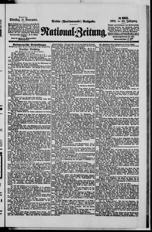 National-Zeitung vom 11.11.1902