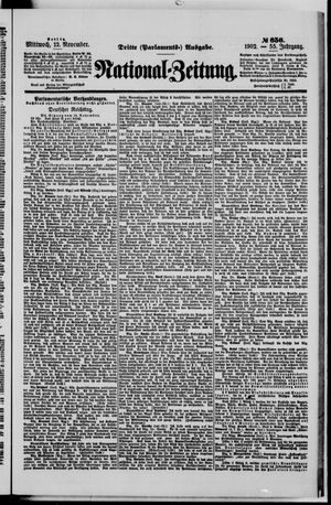 National-Zeitung vom 12.11.1902