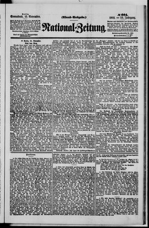 National-Zeitung vom 15.11.1902