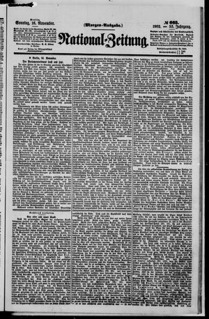 National-Zeitung on Nov 16, 1902