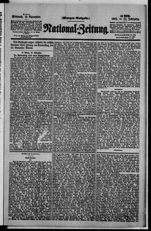 National-Zeitung vom 19.11.1902