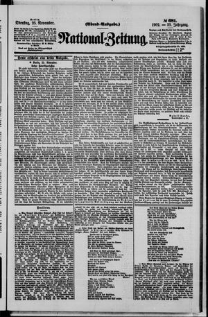 National-Zeitung vom 25.11.1902