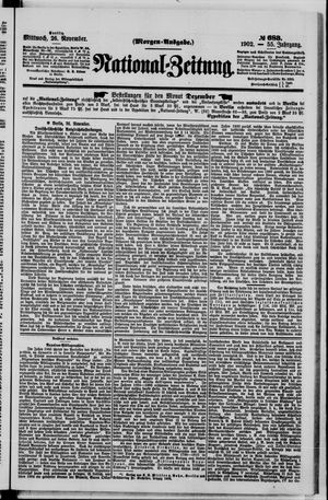 National-Zeitung vom 26.11.1902