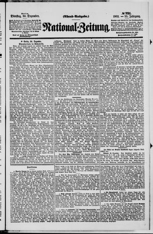 Nationalzeitung on Dec 30, 1902