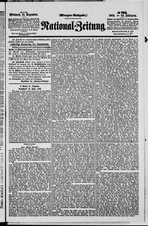 Nationalzeitung vom 31.12.1902