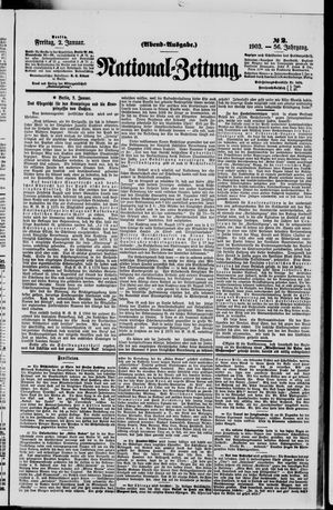 Nationalzeitung vom 02.01.1903