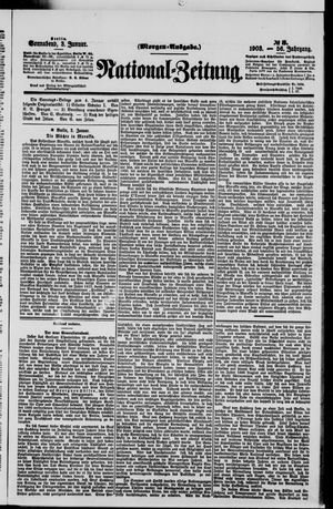 Nationalzeitung vom 03.01.1903
