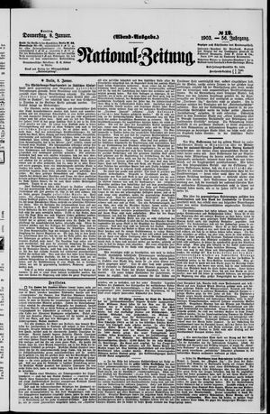 Nationalzeitung vom 08.01.1903