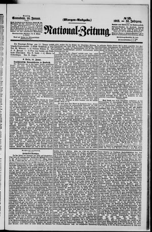 Nationalzeitung vom 10.01.1903