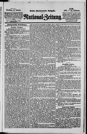 National-Zeitung vom 13.01.1903