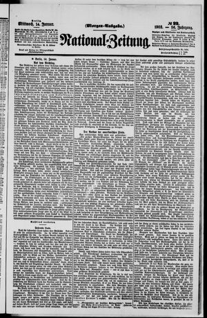 National-Zeitung on Jan 14, 1903