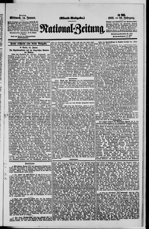 National-Zeitung on Jan 14, 1903