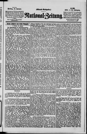 Nationalzeitung on Jan 16, 1903