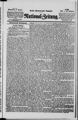 Nationalzeitung vom 17.01.1903