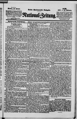 Nationalzeitung vom 26.01.1903