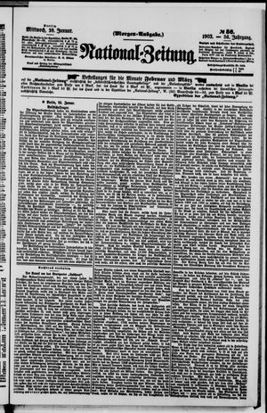 Nationalzeitung vom 28.01.1903
