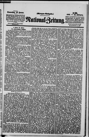 Nationalzeitung on Jan 29, 1903