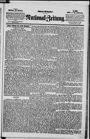 Nationalzeitung vom 30.01.1903