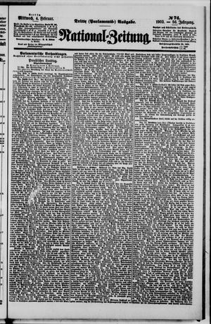 Nationalzeitung on Feb 4, 1903