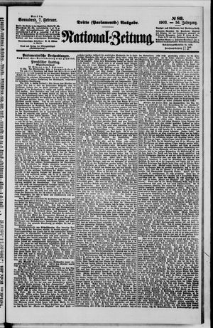 Nationalzeitung vom 07.02.1903