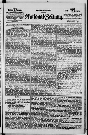 National-Zeitung vom 09.02.1903