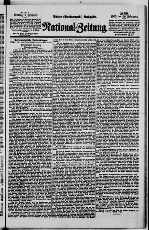 National-Zeitung vom 09.02.1903