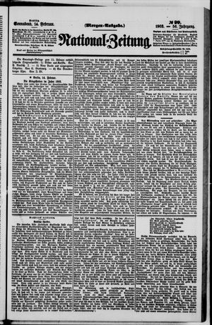 Nationalzeitung vom 14.02.1903