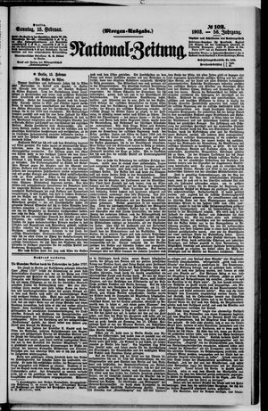Nationalzeitung on Feb 15, 1903
