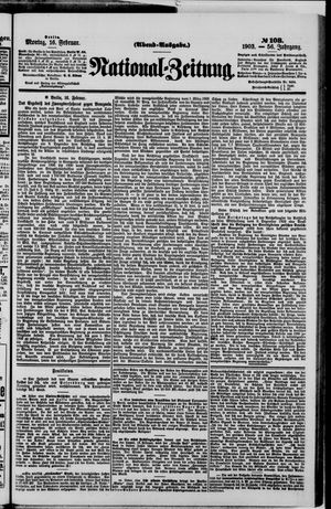 Nationalzeitung vom 16.02.1903