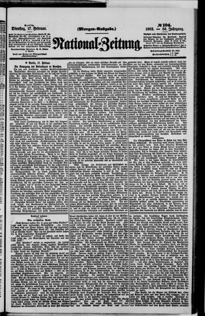 Nationalzeitung vom 17.02.1903